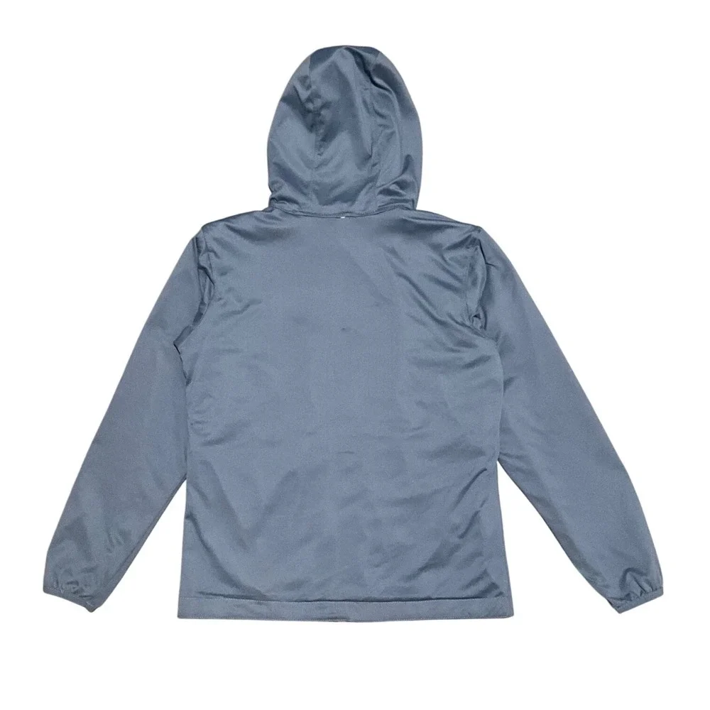 Columbia Kids Reversible Striped Hooded Windbreaker Jacket‎ M 10/12 Outdoor